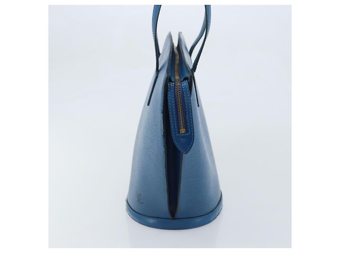 LOUIS VUITTON Borsa a Spalla Saint Jacques Epi Blu M52275 LV Auth AMZ176 - vista 4