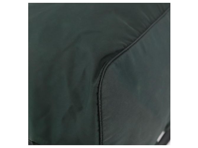 Zaino PRADA in nylon verde argento Auth BSZ500 - vista 19