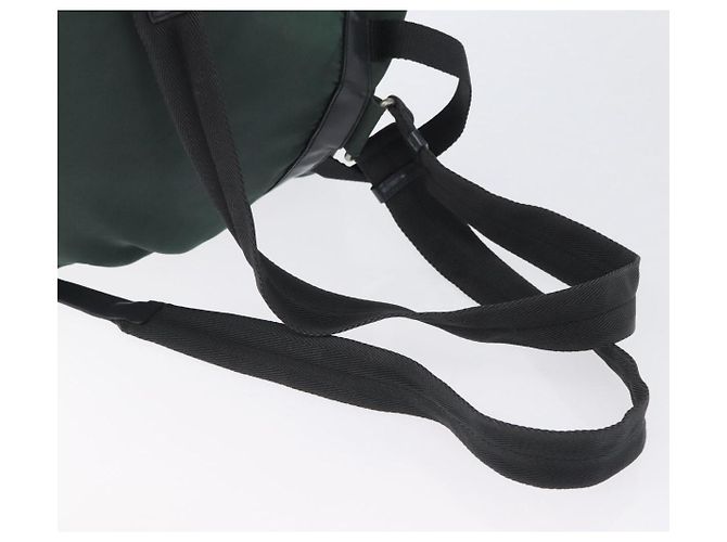 Zaino PRADA in nylon verde argento Auth BSZ500 - vista 9