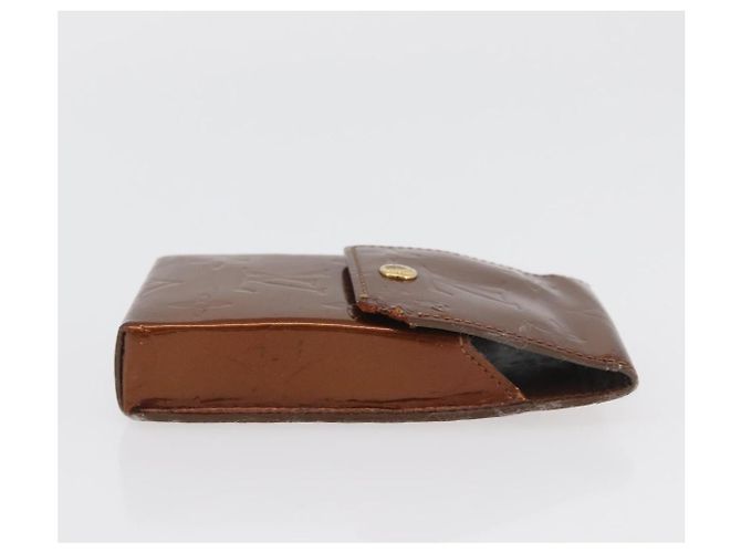 LOUIS VUITTON Estuche para Cigarrillos Vernis 4 Set Bronce Rosa Lavanda LV Auth 175001 - vista 16