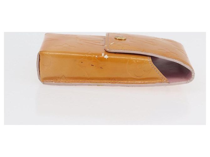 LOUIS VUITTON Estuche para Cigarrillos Vernis 4 Set Bronce Rosa Lavanda LV Auth 175001 - vista 22