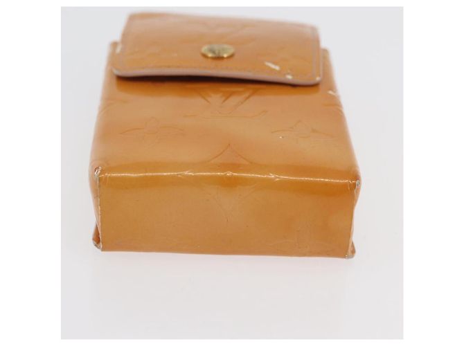 LOUIS VUITTON Estuche para Cigarrillos Vernis 4 Set Bronce Rosa Lavanda LV Auth 175001 - vista 24