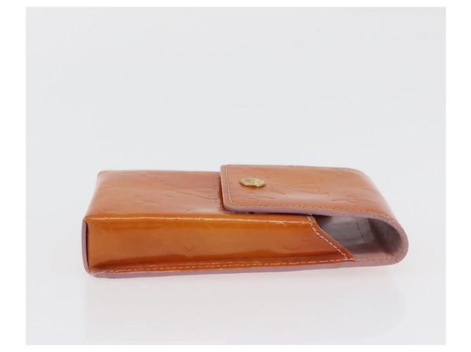 LOUIS VUITTON Estuche para Cigarrillos Vernis 4 Set Bronce Rosa Lavanda LV Auth 175001 - vista 6