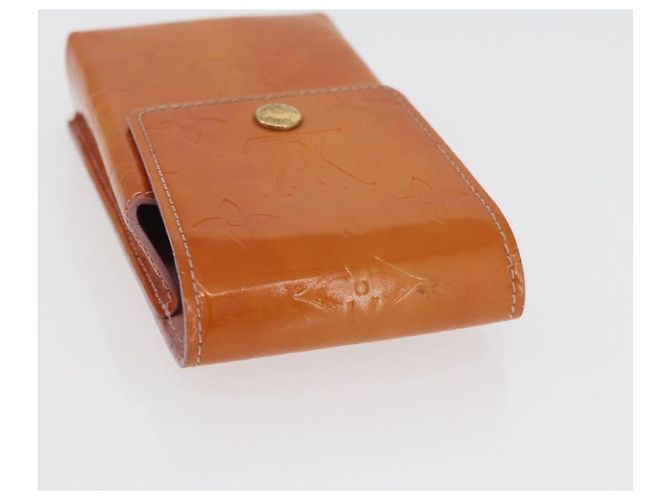 LOUIS VUITTON Estuche para Cigarrillos Vernis 4 Set Bronce Rosa Lavanda LV Auth 175001 - vista 7