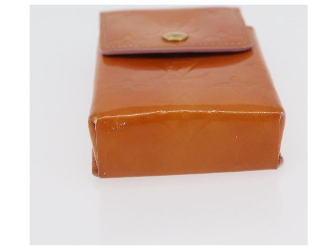 LOUIS VUITTON Estuche para Cigarrillos Vernis 4 Set Bronce Rosa Lavanda LV Auth 175001 - vista 8