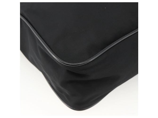 Borsa a spalla PRADA in nylon nero argento autentica am11267 - vista 18