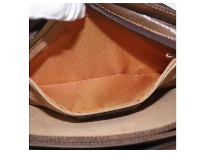 Bolso Sherry Line GG Supreme Web de GUCCI en PVC beige y dorado 001 16 4085 Auth 174411 - vista 26
