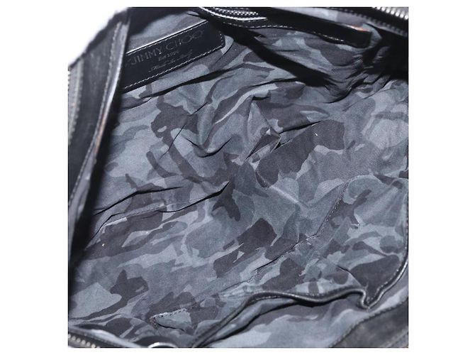 Borsa a mano Jimmy Choo in pelle nera Auth YKZ093 Nero - vista 11