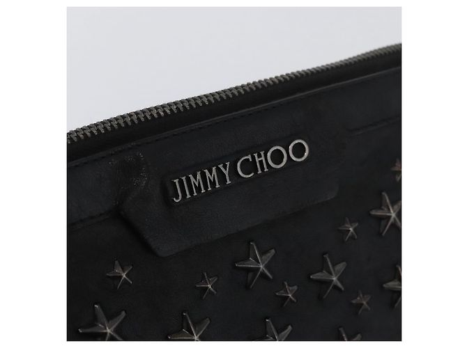 Borsa a mano Jimmy Choo in pelle nera Auth YKZ093 Nero - vista 17