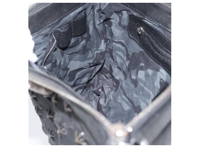 Borsa a mano Jimmy Choo in pelle nera Auth YKZ093 Nero - vista 19