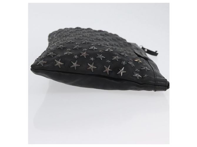 Borsa a mano Jimmy Choo in pelle nera Auth YKZ093 Nero - vista 3