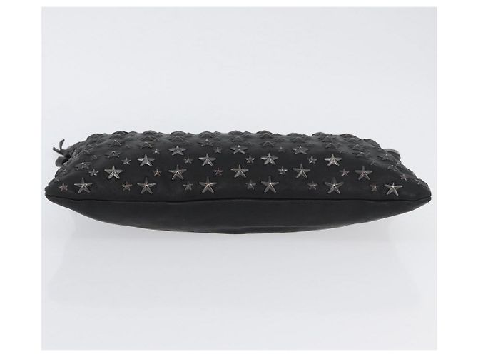 Borsa a mano Jimmy Choo in pelle nera Auth YKZ093 Nero - vista 6