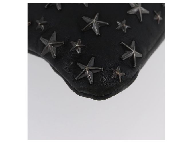 Borsa a mano Jimmy Choo in pelle nera Auth YKZ093 Nero - vista 7