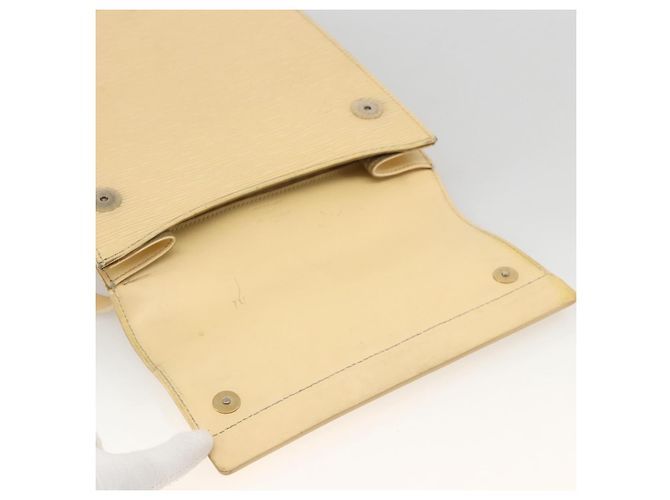 LOUIS VUITTON Borsa a Spalla Epi Ramatuelle Crema Vaniglia M5247A LV Auth BA12007 Crudo - vista 10