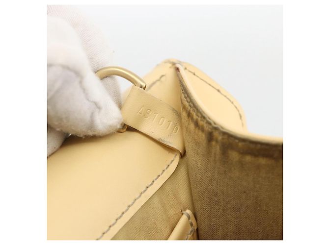 LOUIS VUITTON Borsa a Spalla Epi Ramatuelle Crema Vaniglia M5247A LV Auth BA12007 Crudo - vista 12