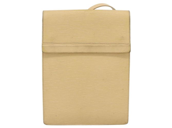 LOUIS VUITTON Borsa a Spalla Epi Ramatuelle Crema Vaniglia M5247A LV Auth BA12007 Crudo - vista 13