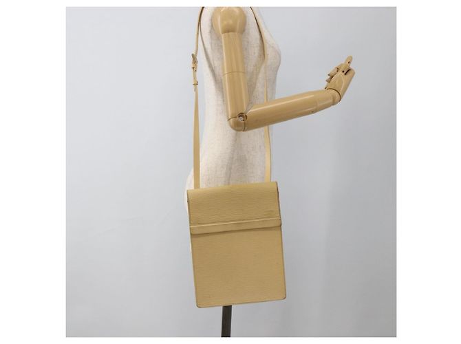LOUIS VUITTON Borsa a Spalla Epi Ramatuelle Crema Vaniglia M5247A LV Auth BA12007 Crudo - vista 22