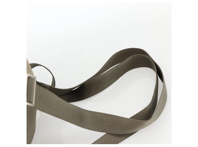 PRADA Backpack Nylon Khaki Silver Auth YKZ1086 Silvery - view 15