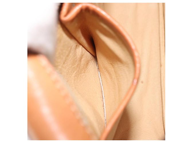 Céline Borsa a Spalla in Tela Macadam CELINE PVC Beige Oro Auth YKZ1474 D'oro - vista 24