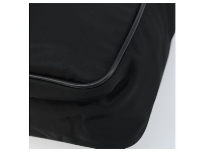 Borsa a Spalla PRADA in Nylon Nero Argento Autentica gh2029 - vista 15