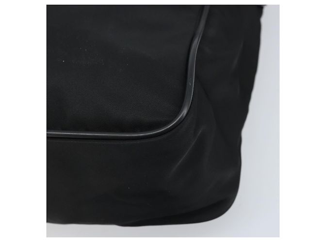Borsa a Spalla PRADA in Nylon Nero Argento Autentica gh2029 - vista 17