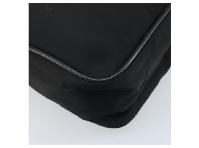 Borsa a Spalla PRADA in Nylon Nero Argento Autentica gh2029 - vista 18