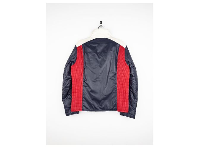 Prada AW08 Linea Rossa Sports Biker Shirring Puffer Jacke - Ansicht 2