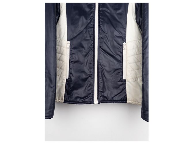 Prada AW08 Linea Rossa Sports Biker Shirring Puffer Jacke - Ansicht 4