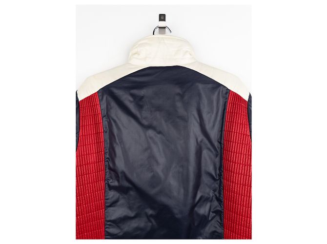 Prada AW08 Linea Rossa Sports Biker Shirring Puffer Jacke - Ansicht 5