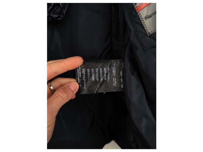 Prada AW08 Linea Rossa Sports Biker Shirring Puffer Jacke - Ansicht 8