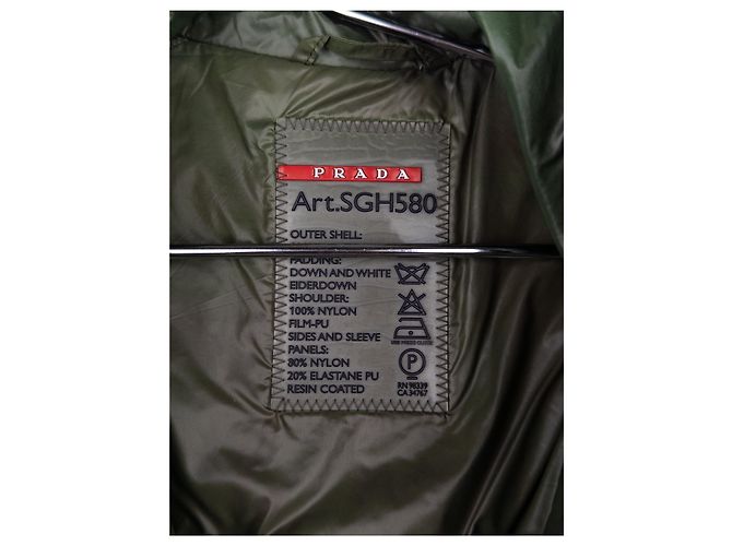 Prada AW11 Technical Biker Puffer Jacket Green - view 8