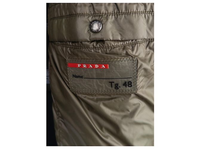 Prada AW11 Technical Biker Puffer Jacket Green - view 9