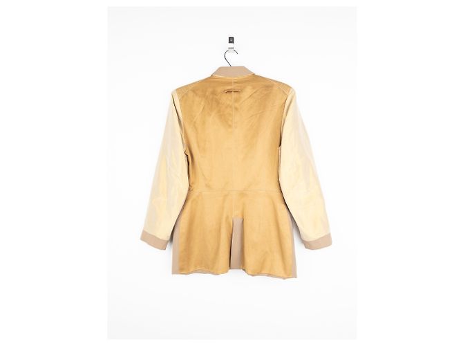 Blazer híbrido patchwork 'Inside Out' de Jean Paul Gaultier AW89 Beige - vista 2