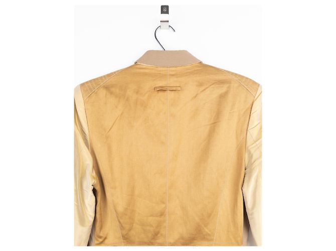 Blazer híbrido patchwork 'Inside Out' de Jean Paul Gaultier AW89 Beige - vista 5