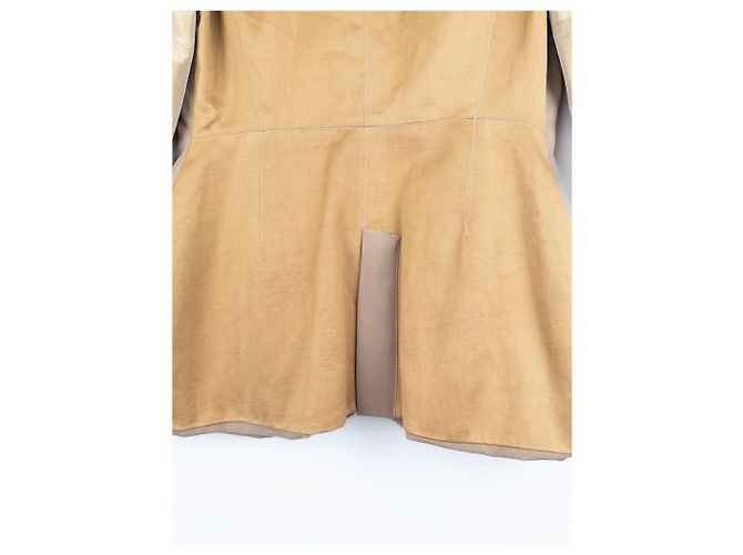 Blazer híbrido patchwork 'Inside Out' de Jean Paul Gaultier AW89 Beige - vista 6