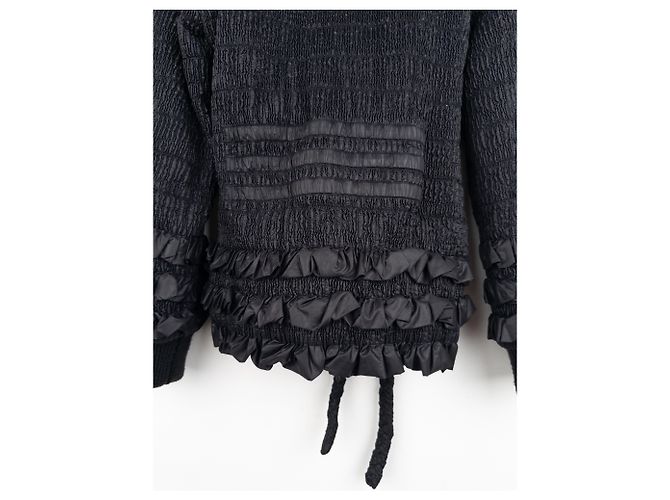 Roberto Cavalli 2000s Shirring Ruffle Fur Puffer Jacket - view 7