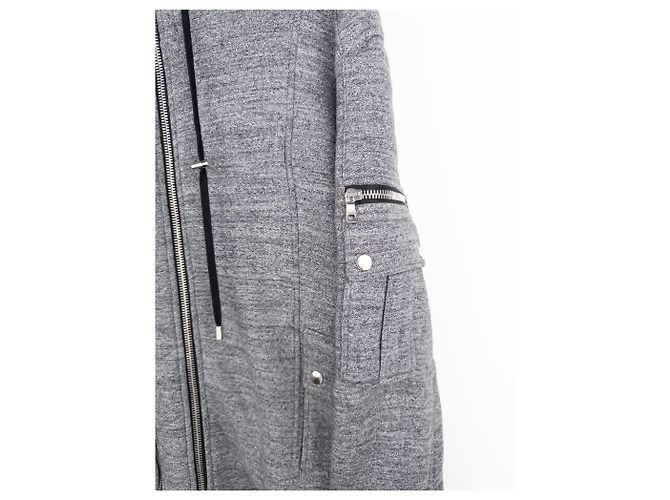 Balmain by Olivier Rousteing 2010s Double-Zip Biker Hoodie Jacket - view 5