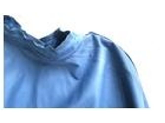 Autre Marque Blaue Lederjacke im Military Look - Ansicht 4