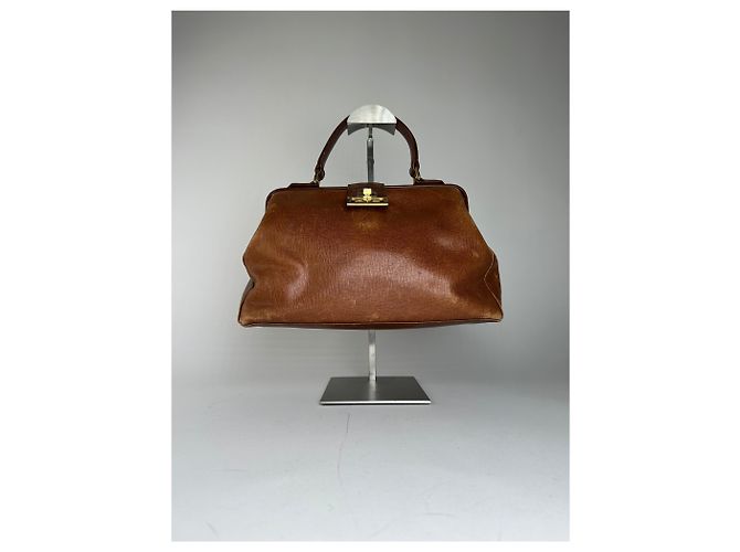 Vintage Givenchy GV3 Lederhandtasche braun - Ansicht 11