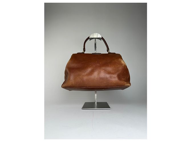 Vintage Givenchy GV3 Lederhandtasche braun - Ansicht 12