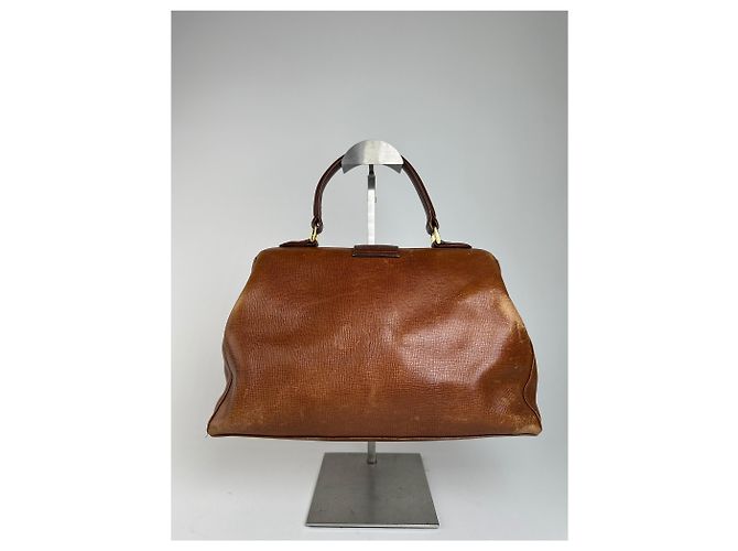 Vintage Givenchy GV3 Lederhandtasche braun - Ansicht 2
