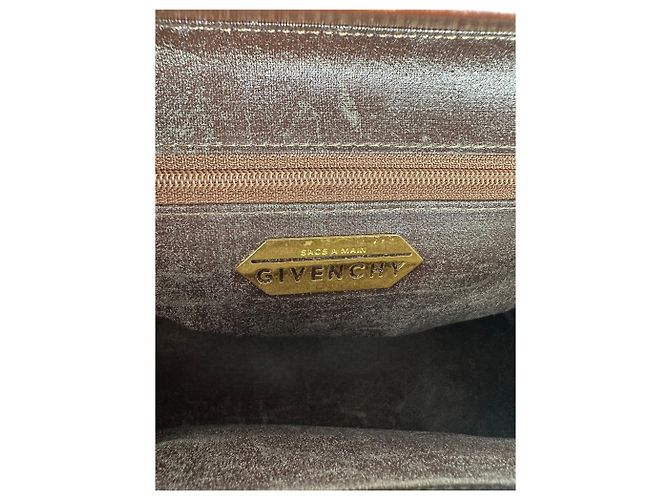 Vintage Givenchy GV3 Lederhandtasche braun - Ansicht 6