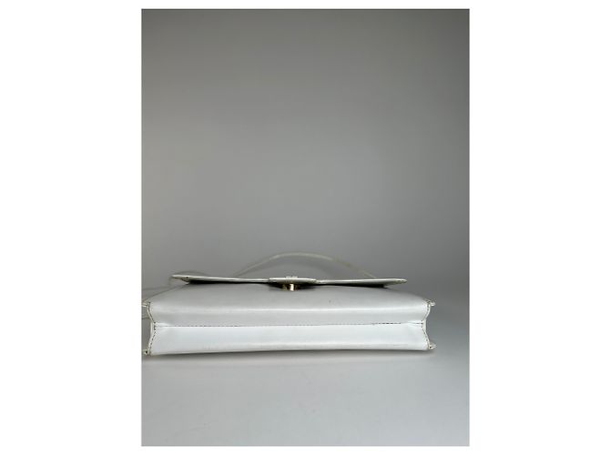 Vintage Givenchy Mehrweg-Ledertasche Weiß - vista 10