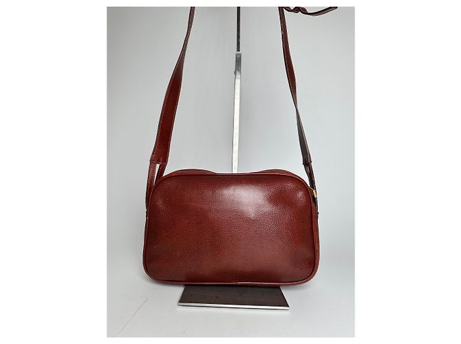Vintage Givenchy Schlangenprägung Leder Umhängetasche Braun - Ansicht 12