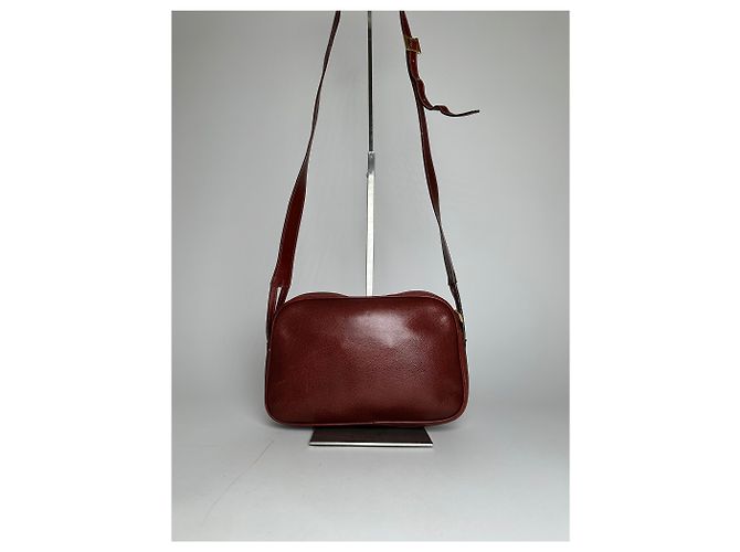 Vintage Givenchy Schlangenprägung Leder Umhängetasche Braun - Ansicht 2