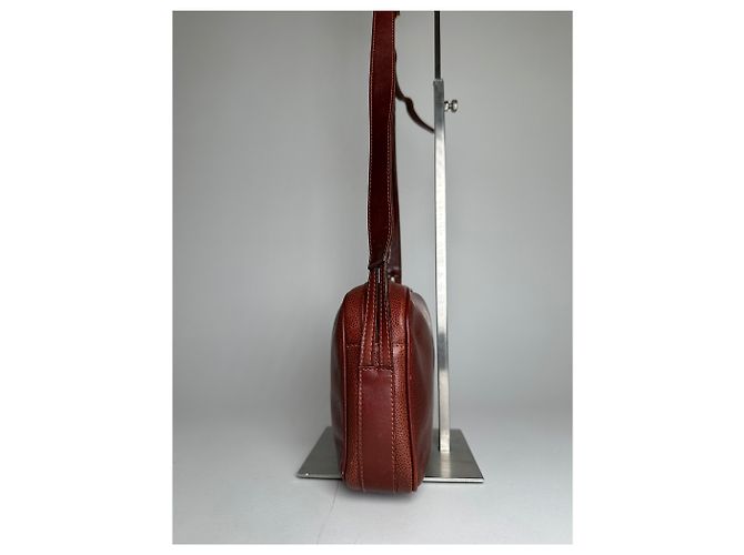 Vintage Givenchy Schlangenprägung Leder Umhängetasche Braun - Ansicht 3