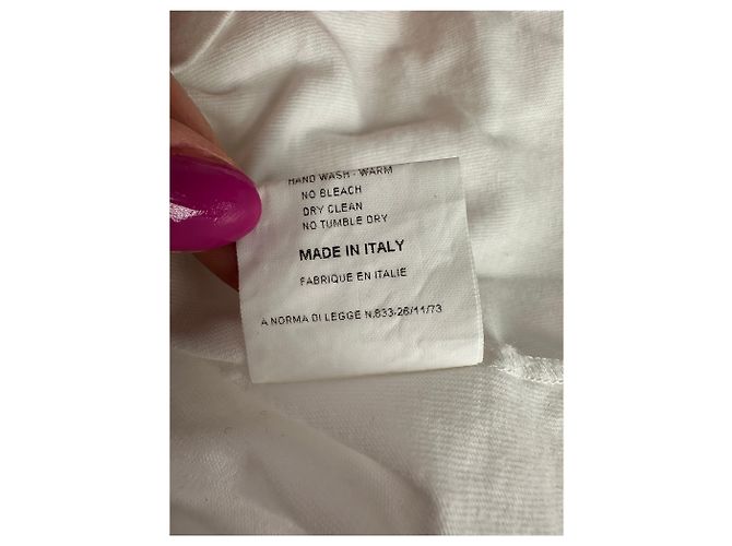 Maglietta bianca vintage Gucci M Bianco - vista 10