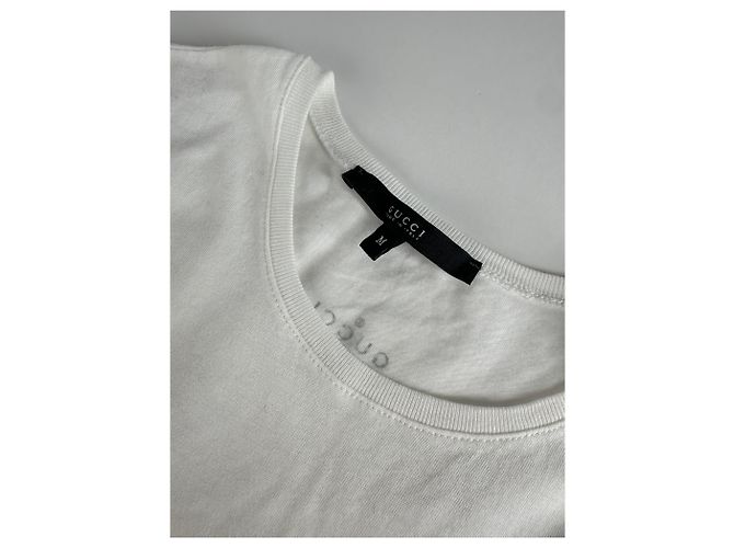 Maglietta bianca vintage Gucci M Bianco - vista 7
