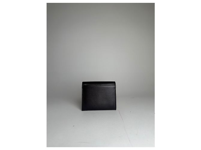 Vintage Givenchy Leather Wallet Black Brown - view 2