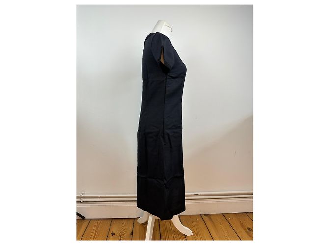 Vintage Givenchy Leinenkleid schwarz M - Ansicht 13